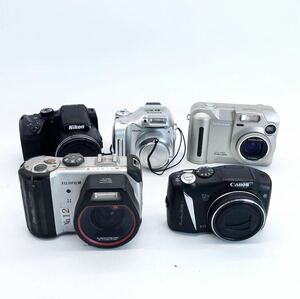 116【他にも出品中】デジタルカメラ 5台セット まとめ売り Canon Nikon デジカメ OLYMPUS