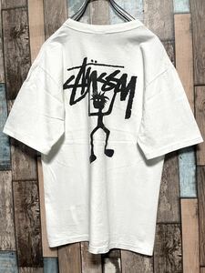 Vintage ブート KOREA製 90s ステューシー STUSSY Tシャツ シャドーマン ビッグロゴ 90