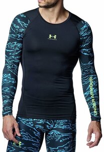 1660506-UNDER ARMOUR/メンズ UAヒートギアアーマー ノベルティ ロングスリーブ シャツ スポー