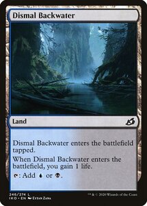 MTG ■土地/英語版■ 《陰鬱な僻地/Dismal Backwater》イコリア:巨獣の棲処 IKO