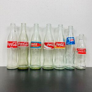 コカ・コーラ Coca-Cola PEPSI ペプシ コーラ ガラス瓶 まとめ 海外 当時物 記念 ボトル 空き瓶 