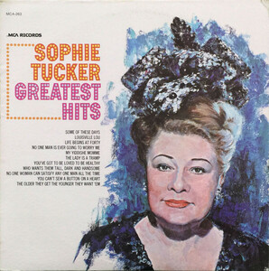 米LP Sophie Tucker Greatest Hits MCA263 MCA Records /00260