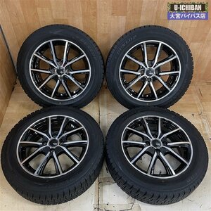 アクア ヤリス フィット キューブ等 2019年製 スタッドレス 175/65R15 84Q DL WM02 & SPORT KRONE 15インチ 5.5J +43 4H 100 4本 _●W004