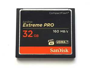 ☆美品☆ CFカード 32GB 1066x サンディスク エクストリームプロ SanDisk Extreme PRO コンパクトフラッシュ CompactFlash Card