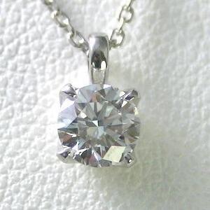 ダイヤモンド ネックレス 一粒 プラチナ 0.2カラット 鑑定書付 0.262ct Dカラー SI1クラス EXカット CGL 通販