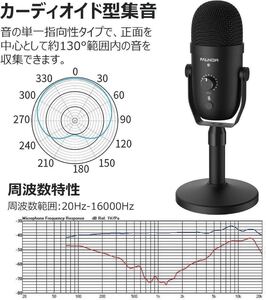 新品・未使用Faunow マイク コンデンサーマイク USBマイク