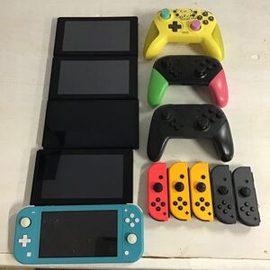 36 【ジャンク】 Nintendo Switch 本体 Switchライト ジョイコン など 携帯ゲーム機 コントローラー ジャンクまとめ(80)