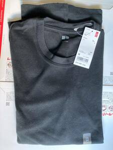 新品未着用　UNIQLO　ソフトタッチクルーネック　長袖Ｔシャツ　ユニクロ　Mサイズ　ブラック 