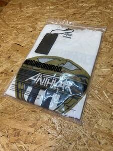 未使用品 袋 タグ付【NEIGHBORHOOD × ANTHRAX】23AW 232PCNH-LT02S NH × ANTHRAX TEE LS-2 WHITE 白 長袖 Tシャツ ロンT size XXL