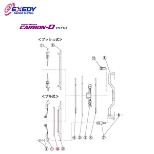 EXEDY エクセディ PR06 カーボンDツイン NM042HDMC1 (10)PVT.RING スカイライン BCNR33