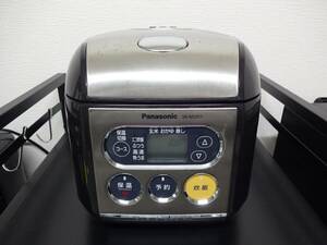 【清掃済み！動作品】パナソニック Panasonic マイコン式炊飯器（SR-MZ051）炊飯容量3合 「蒸しコース」搭載＆「銅コート厚釜」採用