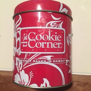 ハワイ the Cookie Corner クッキー缶　ハイビスカス 廃盤