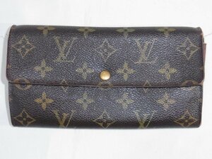 ルイ・ヴィトン LouisVuitton 二つ折り長財布 ポルトフォイユ・サラ モノグラム M61734 TH0034 中古品