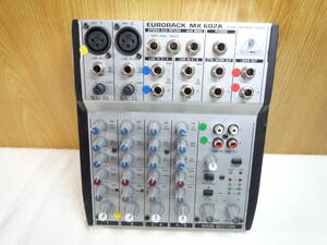 KKGW0044　BEHRINGER EURORACK MX602A ミキサー　ジャンク