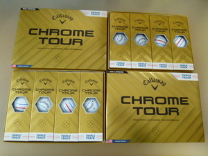 ◆４ダース！2024年/新登場/正規品◆キャロウェイ ゴルフ CHROME TOUR TRIPLE TRACK/ホワイト/Callaway/WH◆クロムツアー/新品