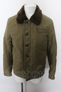 【SALE】WACKO MARIA ジャケット.シャンパンデビルN-1デッキ /カーキ/M O-22-10-31-120-ET-ou-YM-ZT453