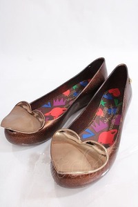 【USED】Vivienne Westwood / ハートフラットシューズ USA6 ブラウン 【中古】 Y-24-06-30-021-sh-SZ-ZY