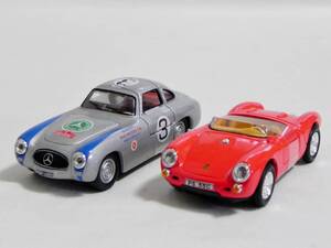 ホンウェル 1/43 ポルシェ 550 & メルセデスベンツ 300SL ２台セット