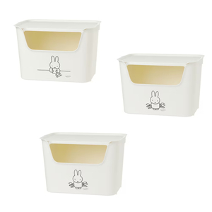 未使用・送料無料■Dick Bruna × studio CLIP■スタディオクリップ miffy ミッフィー コラボ 蓋付き収納 収納ボックス 3個セット