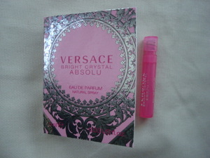 新品・未使用 VERSACE ヴェルサーチェ フレグランス オーデトワレ〈ブライト クリスタル〉サンプル 1ml