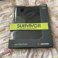 Griffin 黒 Survivor newiPad＋iPad2 GB35108