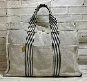 HERMES / エルメス / キャンバス トートバッグ / ニューフールトゥMM