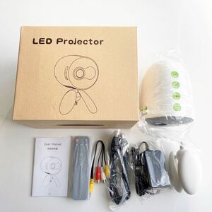 GooDee プロジェクター ポータブルミニプロジェクター LEDビデオプロジェクター