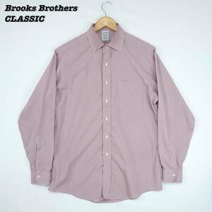 Brooks Brothers CLASSIC Shirts 16-34 SHIRT23133 ブルックスブラザーズ クラシックフィット エインズリーカラー 衿芯 長袖シャツ