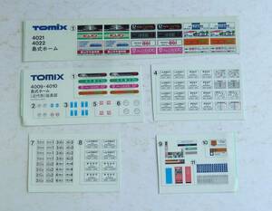 ★1円〜トミックス 島式ホーム/延長部の付属シ－ル 駅 Ｎゲ－ジ レイアウト ストラクチャー 情景 看板 ジャンク ★