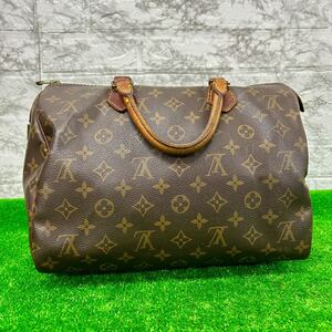 【1円〜】LOUIS VUITTON ルイ ヴィトン モノグラム スピーディ 30 M41526 ミニボストンバッグ ハンドバッグ 鞄 ブラウン 管:0112