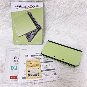 newニンテンドー3DSLL ライム×ブラック　液晶美品