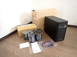 中古 デュプリケーター 3A SC05 スリーエー RiTEK DVD 500枚 プレクスター搭載 5シリーズ HDD 500GB 1:5 DVD-R DVD-RW CD-R コピー 複製