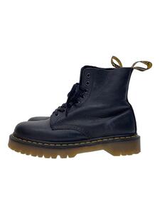 Dr.Martens◆ブーツ/8ホール/UK8/BLK/レザー/GB07W