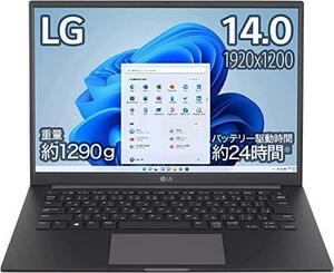 美品 2022年製 LG 14型ノートPC Ultra PC Windows11