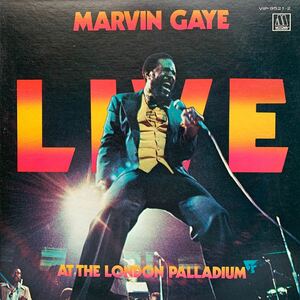 【プロモ】マービンゲイ ライブ ロンドンパラディアム MARVIN GAYE 国内盤 2枚組 見本盤 ホワイトラベル VIP-9521