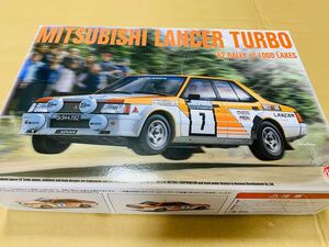 PLATZ/nunu 1/24 三菱 ランサーターボ 1992 1000湖ラリー プラモデル 未組立 MITSUBISHI LANCER TURBO 