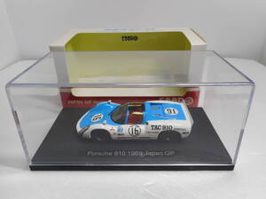 ☆1円始未開封・レアJAPAN GP Series・風戸 裕 優勝☆EBBRO 1/43 Porsche 910 Taki Racing Japan GP 1969 長谷川弘 ☆2412