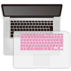 キーボードカバー MacBook Pro 15 Bluevision ピンク Bluevision Typist Extend for MacBook Pro 15-JIS Pink