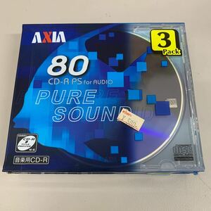 CD-R AXIA 80 PURE SOUND 3PACK 富士フィルム　アクシア　2019