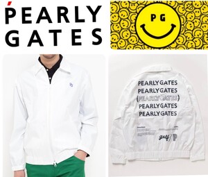 ‡新品国内正規サイズ5　PEARLY GATES　パーリーゲイツ　ニコチャンPG連LOGO　CRAFTEVO防水透湿ストレッチジャケット　