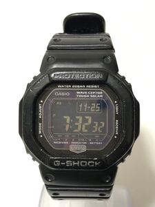 【稼動品】CASIO カシオ G-SHOCK ジーショック GW-5600BJ 腕時計 デジタル ソーラー タフソーラー スクエア 多機能 ブラック 1円〜