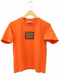 BRAZOS SPORTSWEAR ブラゾス スポーツウェア クルーネック 半袖 レンチキュラー ミッキ― Tシャツ ORANGE オレンジ レディース