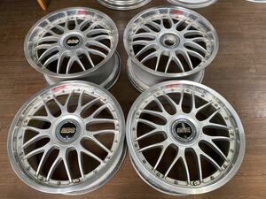 BBS RS HINODEX ヒノデ JAPAN 18インチRS756 8J RS759 9J ET+36 114.3/5H 中古4本 希少 鍛造 2ピース 前後4本