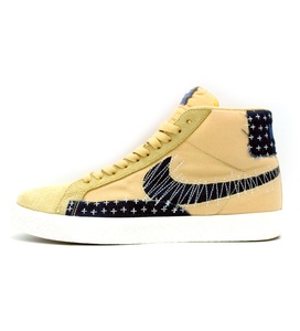 ナイキ NIKE 【 SB BLAZER MID Sashikopack Sesami CT0715 200 】 SB ブレーザー ミッド 刺し子パック セサミ スニーカー　f23691