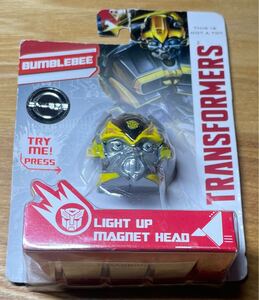 【未開封品】TRANSFORMERS light up magnet head bumblebee トランスフォーマー　バンブルビー