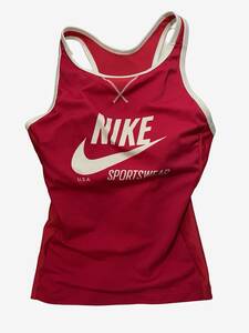 ●NIKE ナイキ スイムウエア 水着 トップス SizeS クリーニング済み