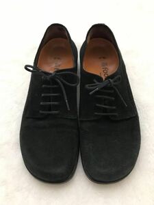 BIRKENSTOCK Footprints size36-230 レザーシューズ ブーツ ブラック ビルケンシュトック フットプリント 黒 スエード