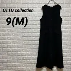 OTTO collection ロングワンピース　【M】　黒　ノースリーブ