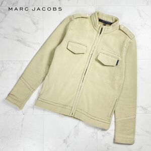 美品 MARC JACOBS マークジェイコブス スタンドカラー ジップアップジャケット レディース アウター ベージュ サイズS*PC11