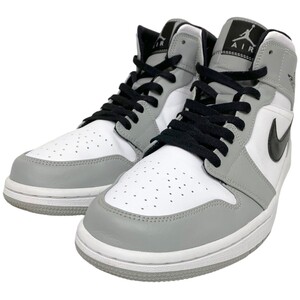 NIKE AIR JORDAN 1 MID LT SMOKEエアジョーダン1スモークスニーカー靴 554724-092 8069000117127